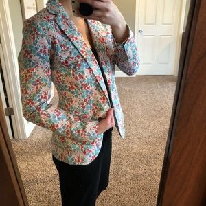 Floral blazer